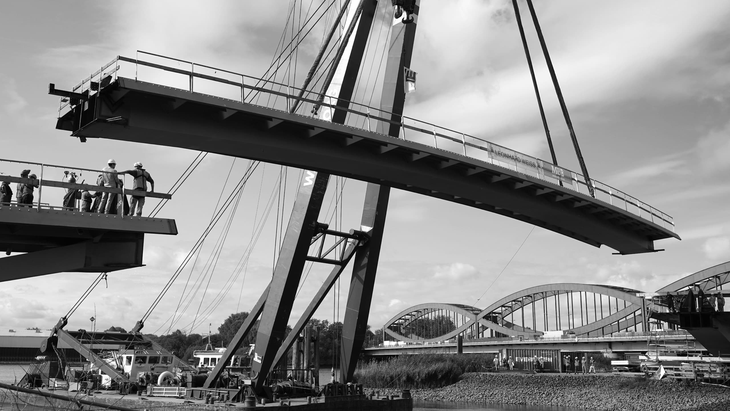 Bridge under construction